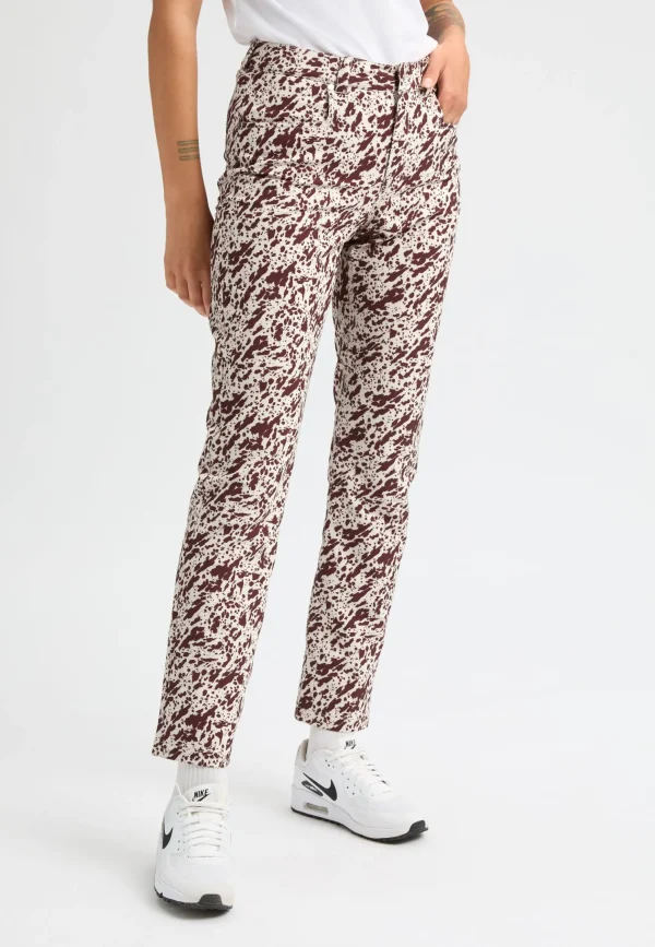 Chie Brushed Pant, -Röhnisch Hot