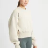 Cotton Cropped Sweatshirt, -Röhnisch Online