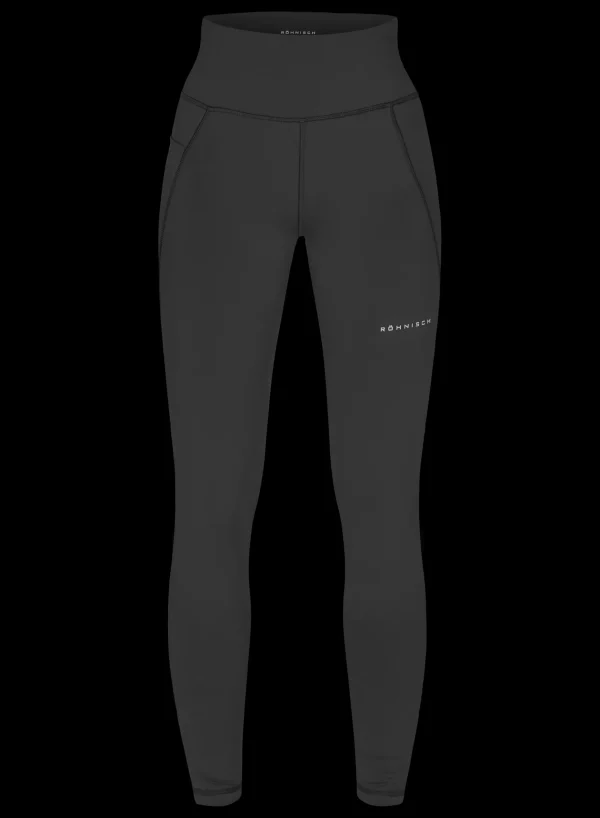 Flattering Curved High Waist Tights, -Röhnisch Outlet