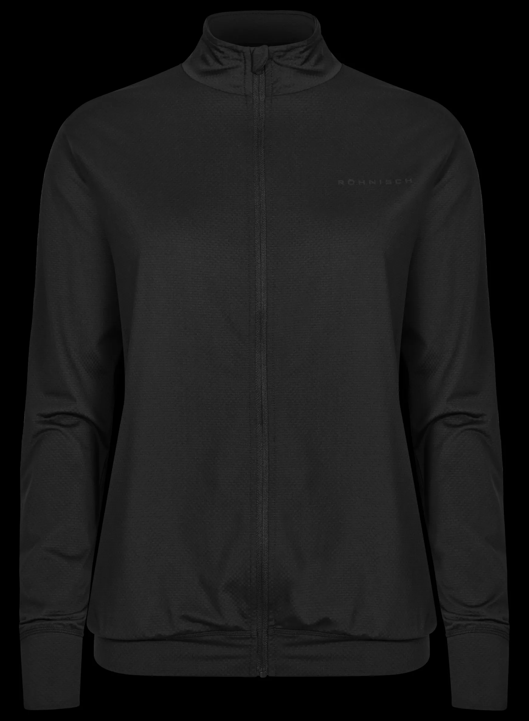 jacquard_full_zip_black_3.webp Jacquard Full Zip, -Röhnisch Shop