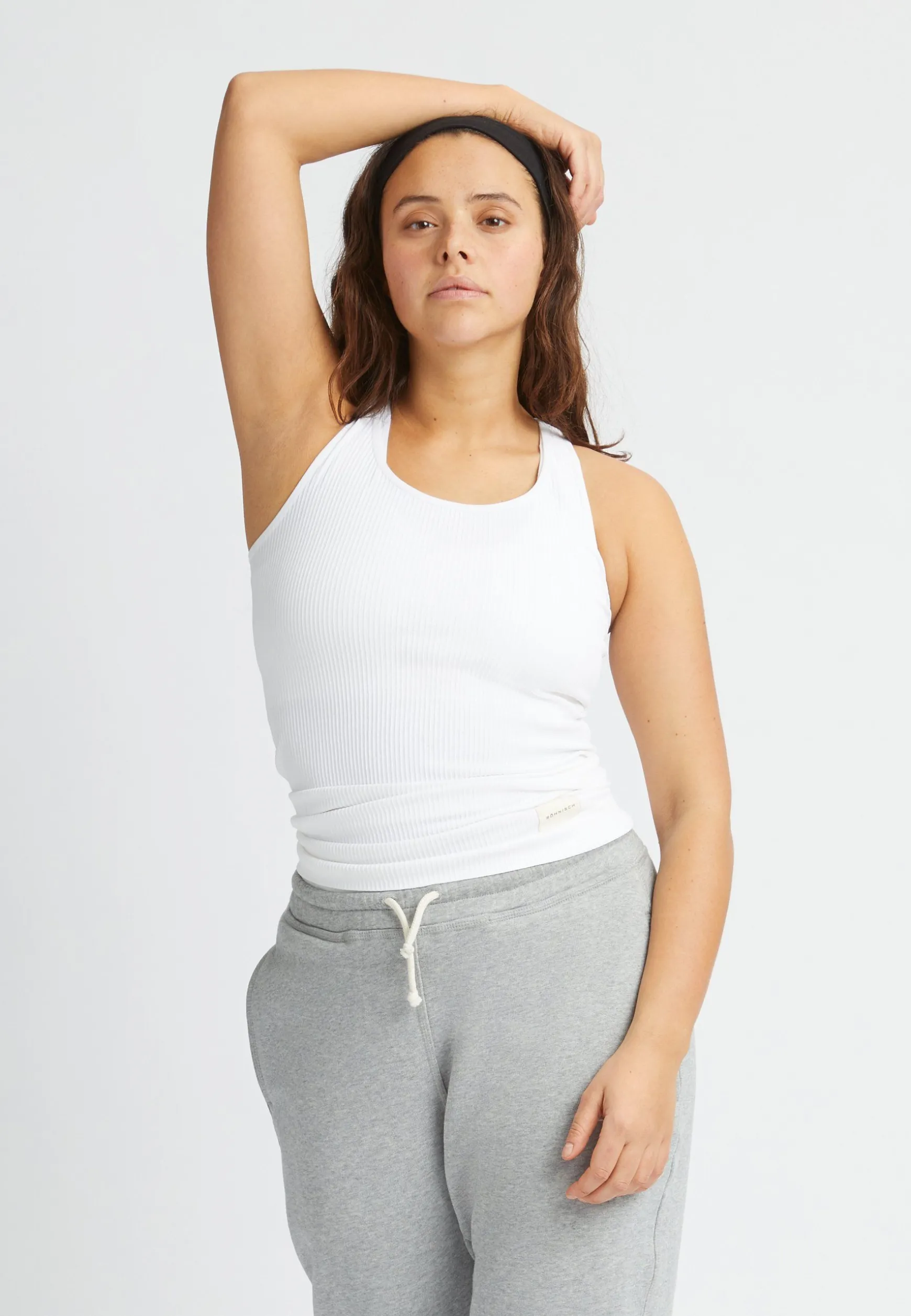 micro_rib_singlet_white_0.webp Micro Rib Singlet, -Röhnisch Clearance
