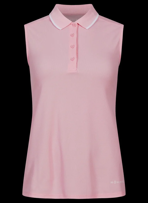 Miriam Sleeveless Poloshirt, -Röhnisch Discount