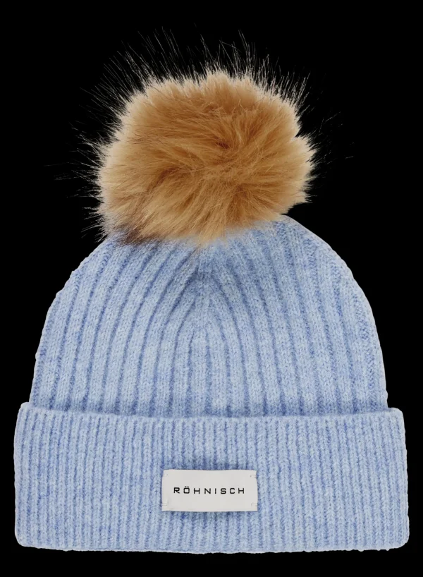 Pom Rib Beanie, -Röhnisch Best Sale